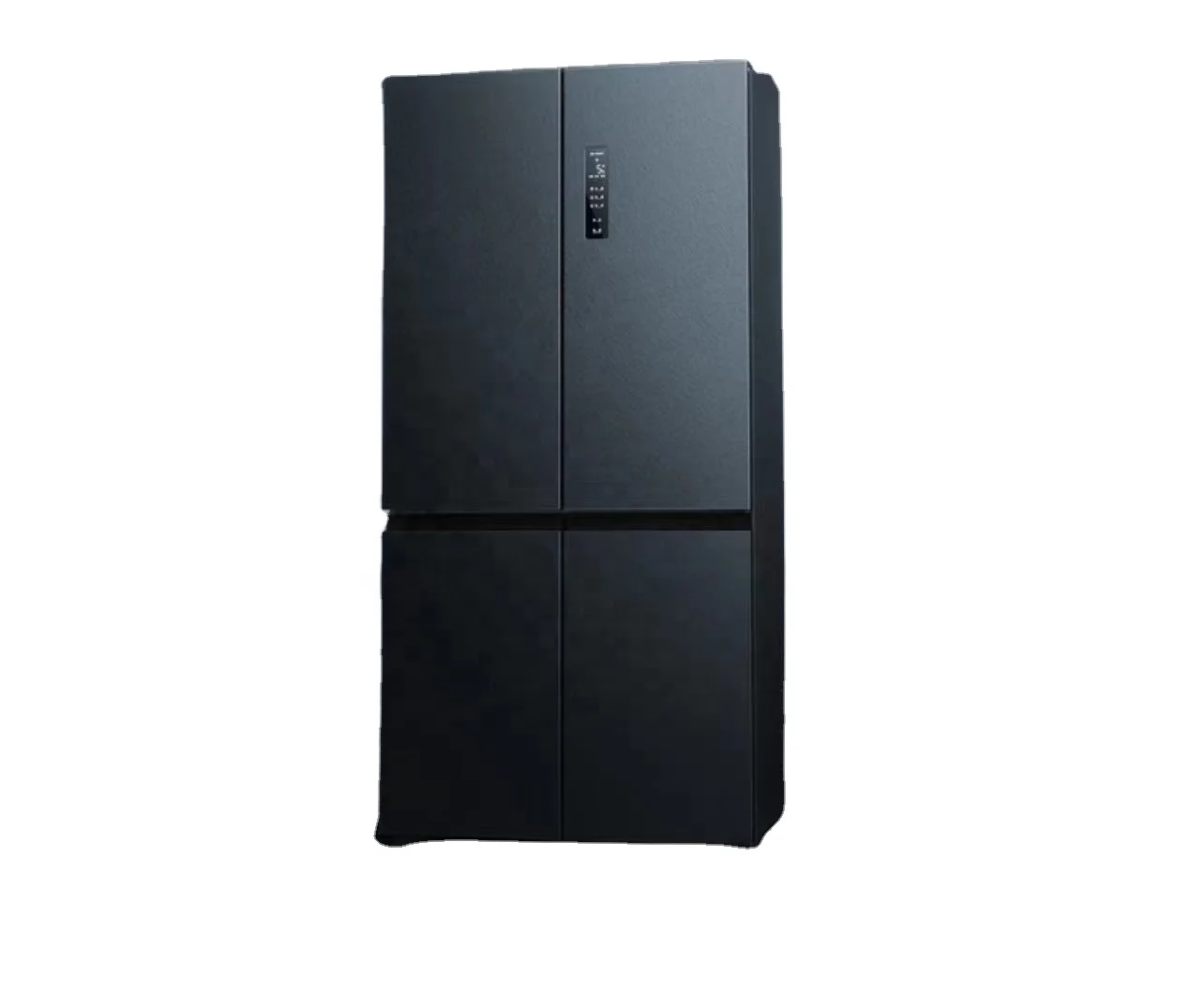 French Cross Open Door Refrigerator Black Inverter Plastic Compressor Air Cooling Free Spare Parts Geladeiras Frost Free Em Inox