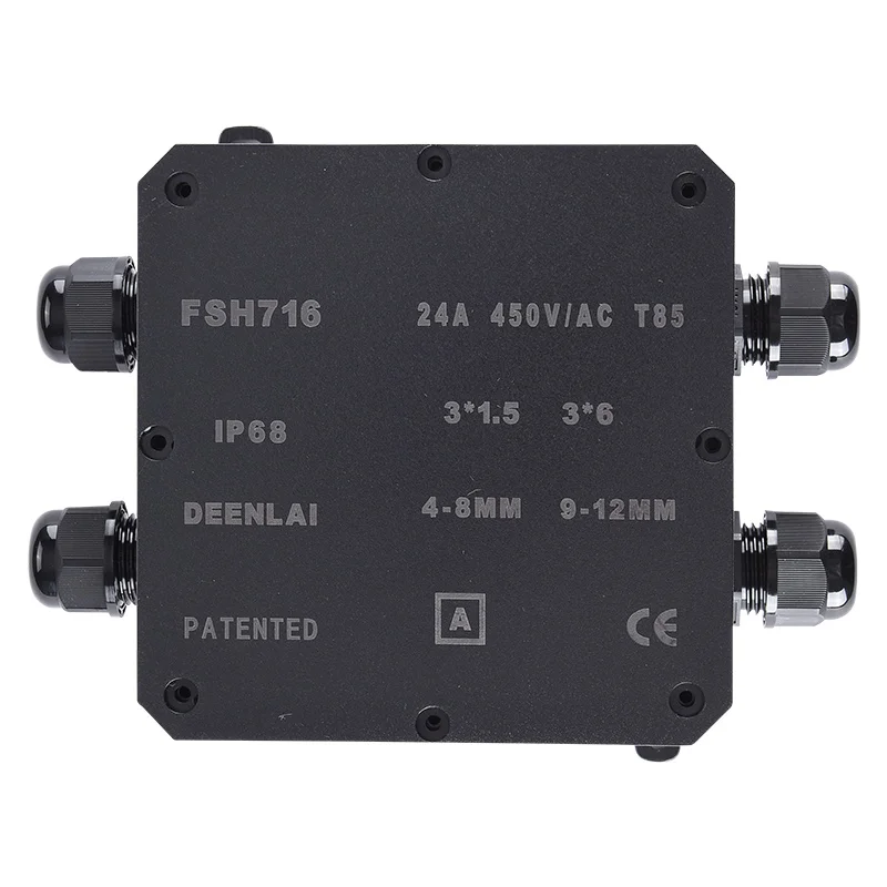 Deenlai FSH716-A серии водонепроницаемый пластиковый корпус IP68 открытый корпус