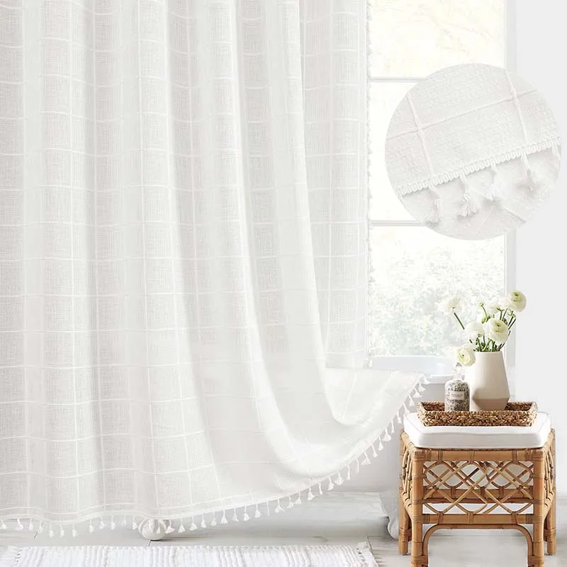 Factory Price 180x180m Shower Curtain Liner Pure Black Large Wide Bathing Cover Polyester Waterproof Fabric Bathroom Curtain