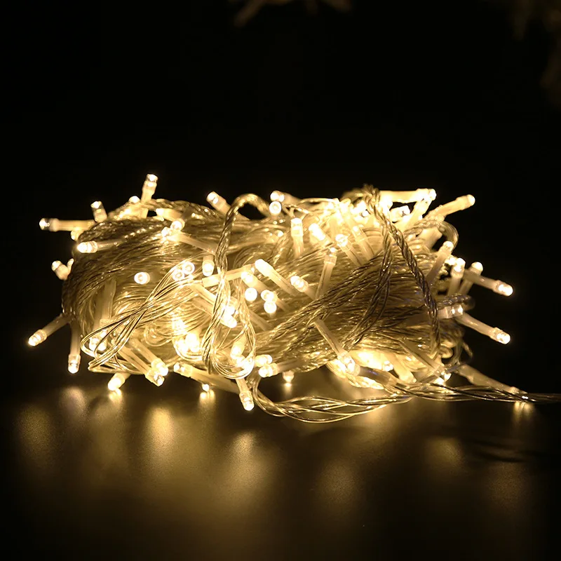 Newish Connectable Christmas Decorations Led Garland 10 M 100 fairy light new year led christmas string light with Electric Plug