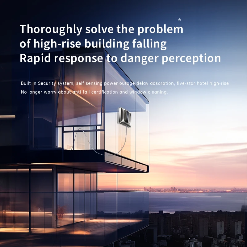 Smart Robot Window Cleaner Window High Suction Cleaning Robot Auto Water Spray Robot Indoor &outdoor Glass Vacuum Cleaner