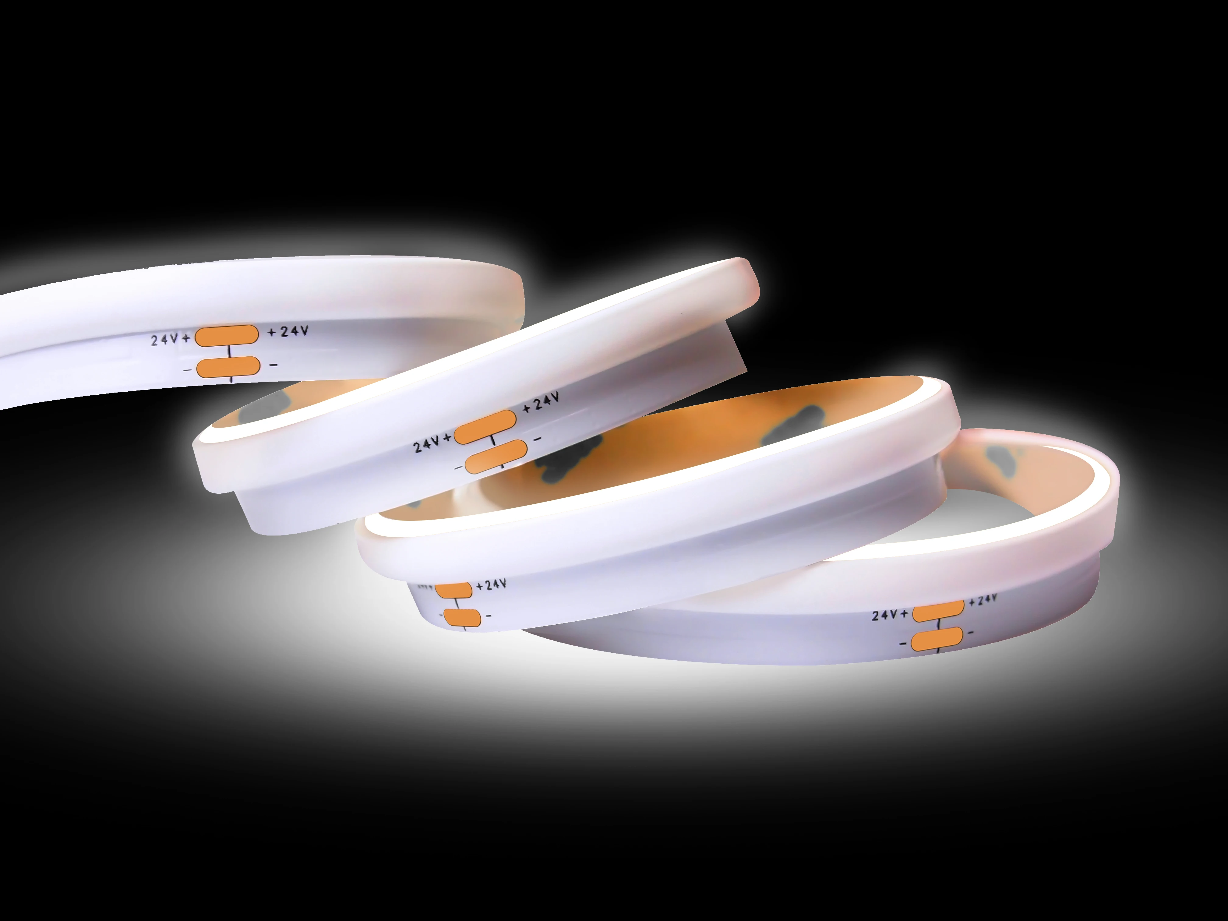 8mm PCB Mini Size LED Strip  Waterproof IP67 SIlicone Tube Neon Spotless Strip Flexible Led Strip Light CRI90 3528 No Light Dots