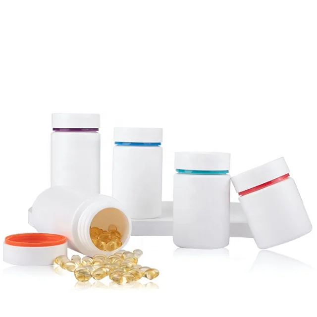 High Quality 100cc 150cc 175cc Pharmaceutical Capsule Pill bottle Medicine Vitamin HDPE Plastic Bottle Container