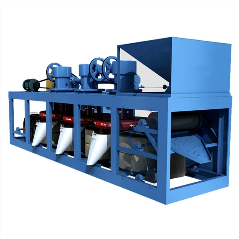 Monazite/Ferrotitanium/zircon sand 3 Disc Magnetic Separator High Intensity Mining Three Disk Magnet Separate Machine