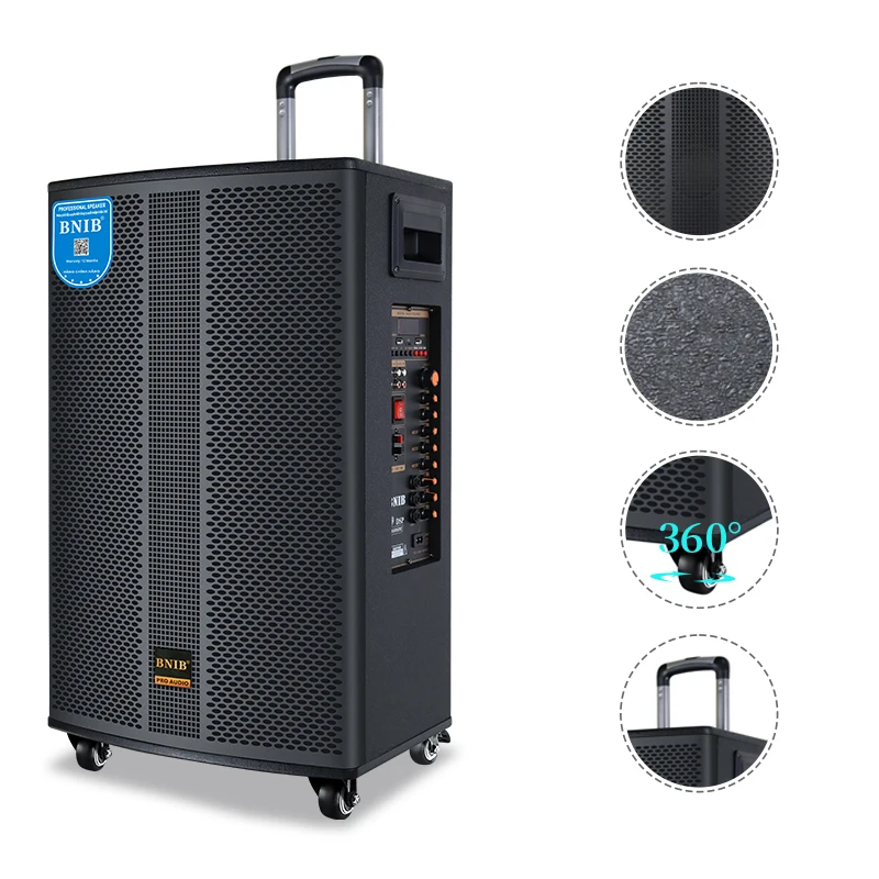 12 Inch Home Theatre System karaoke Bluetooth Speaker Subwoofer Sound Box trolley Speaker