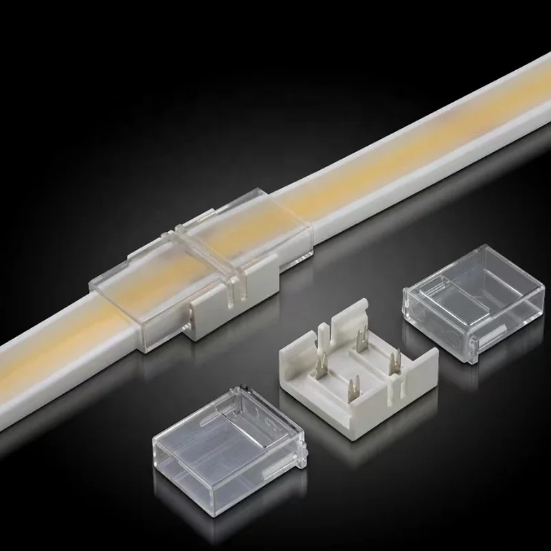 Waterproof Quick Connector For COB Led Strips 8mm 10mm Single color CCT RGB