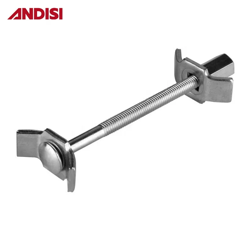 M6 Furniture hardware fittings steel mini fix cabinet butterfly joint worktop connectors