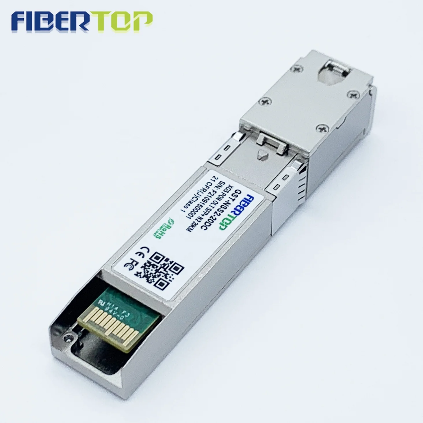 Оптический модуль Fibertop XGSPON OLT SFP + трансивер 20 км 1577nm-TX/1270nm-RX класс N2 DOM SC SMF