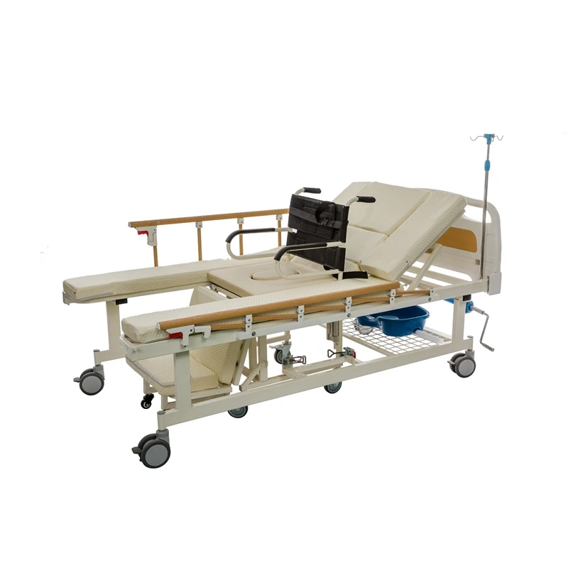 Super Much Hot Sales wheelchairs Medical Bed Multi-function Manual Hospital Bed For Paralyzed Patients