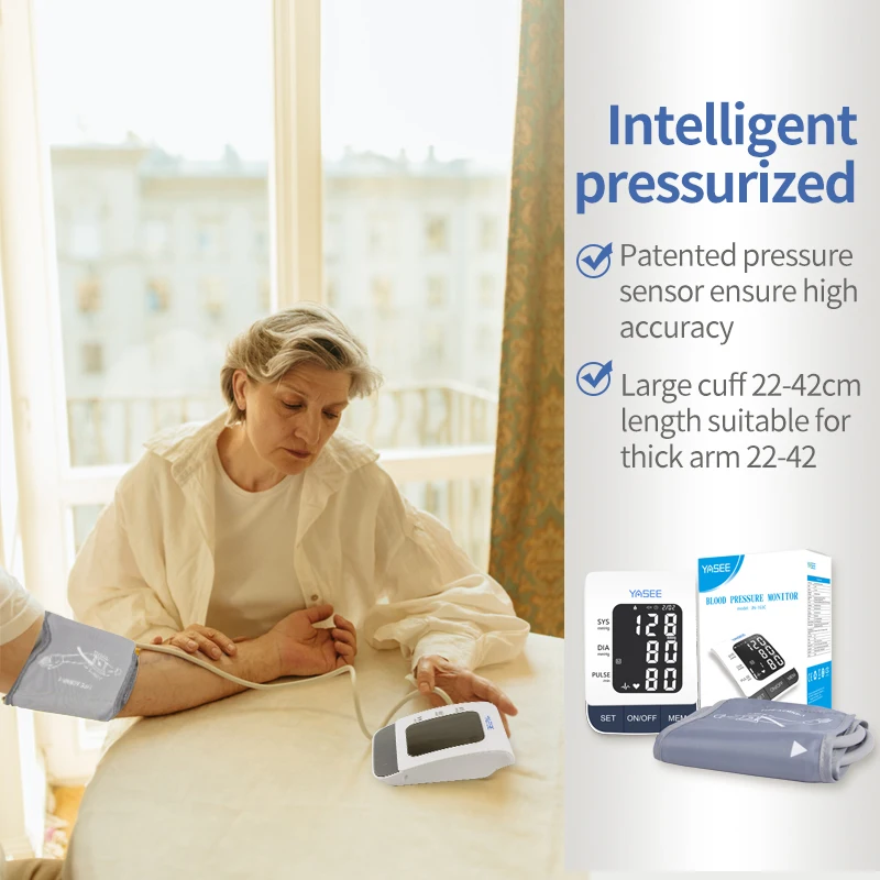 Digital Sphygmomanometers Daily Monitoring Blood Pulse Pressure Monitor Cuff Sphygmomanometer