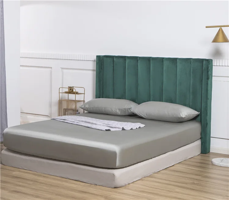  100% cotton solid colors fitted sheet customized bedding