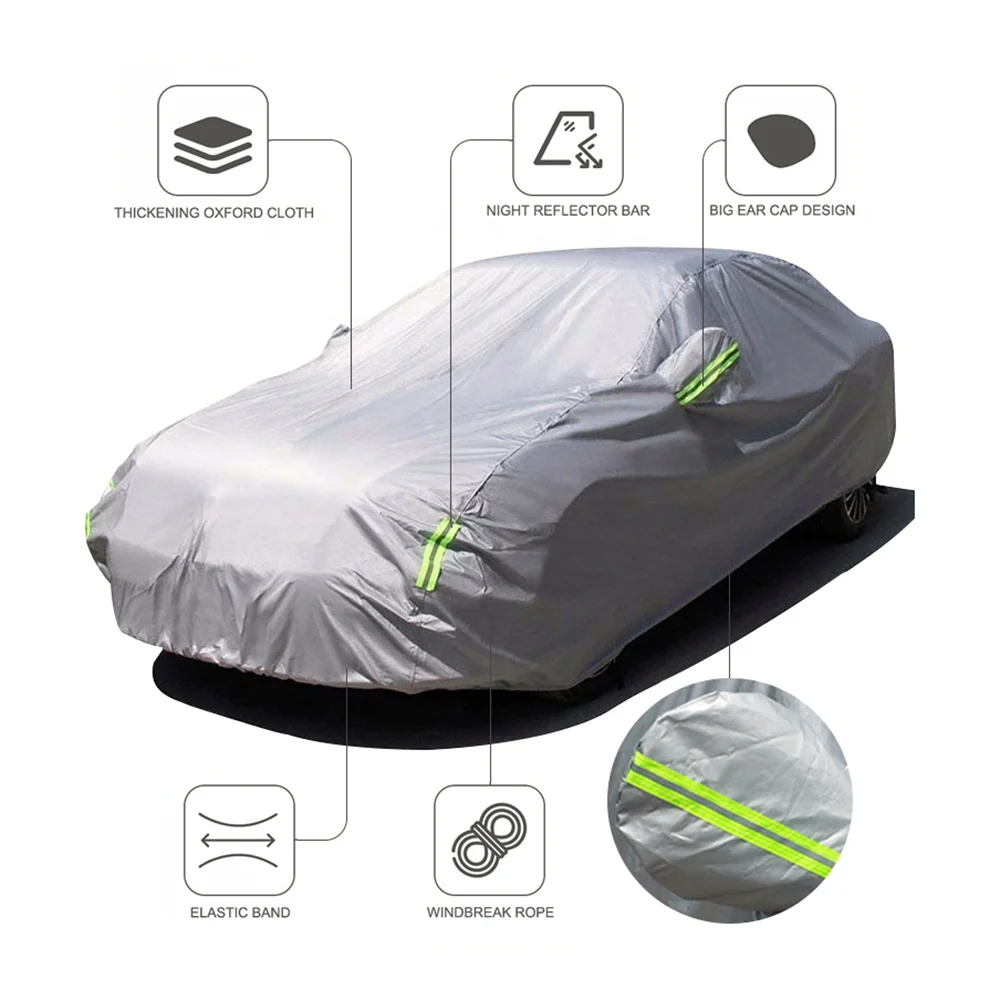 Universal car cover waterproof windproof snowproof outdoor all weather
