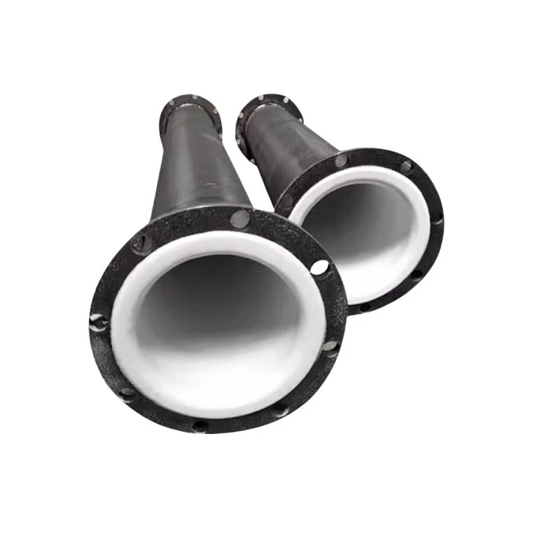 Manufacturer-supplied Ptfe Pipe With Steel Lining Carbon Steel Joint