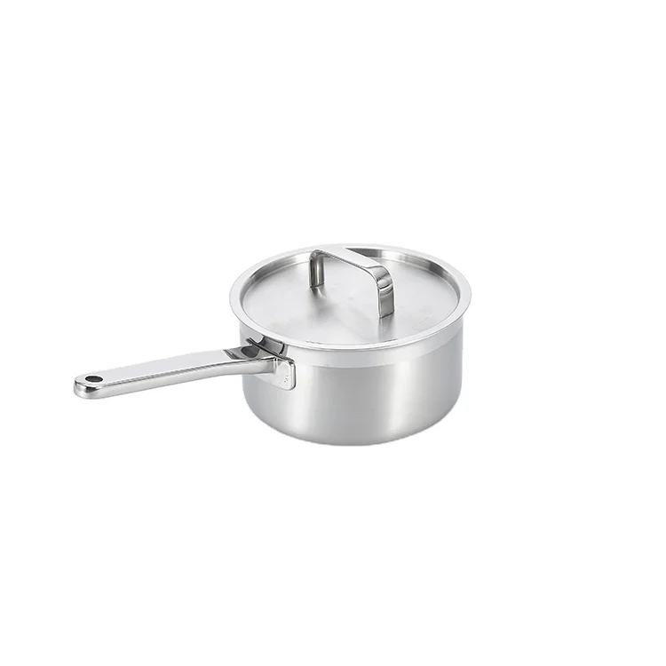 High End 1.6QT трижды конструкция из нержавеющей стали кастрюля делает приготовление пищи с