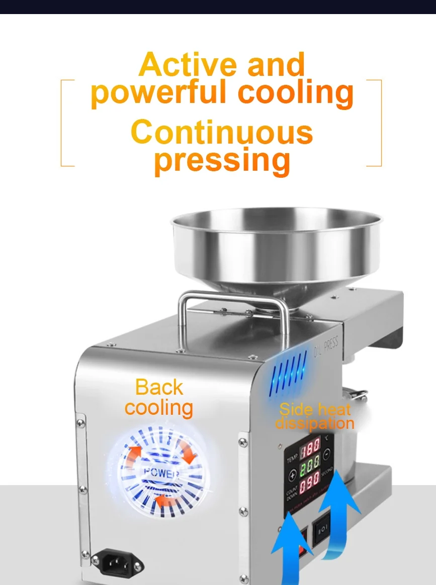 X5S Mini Oil Press Machine/olive oil press machine/coconut cold oil press machine
