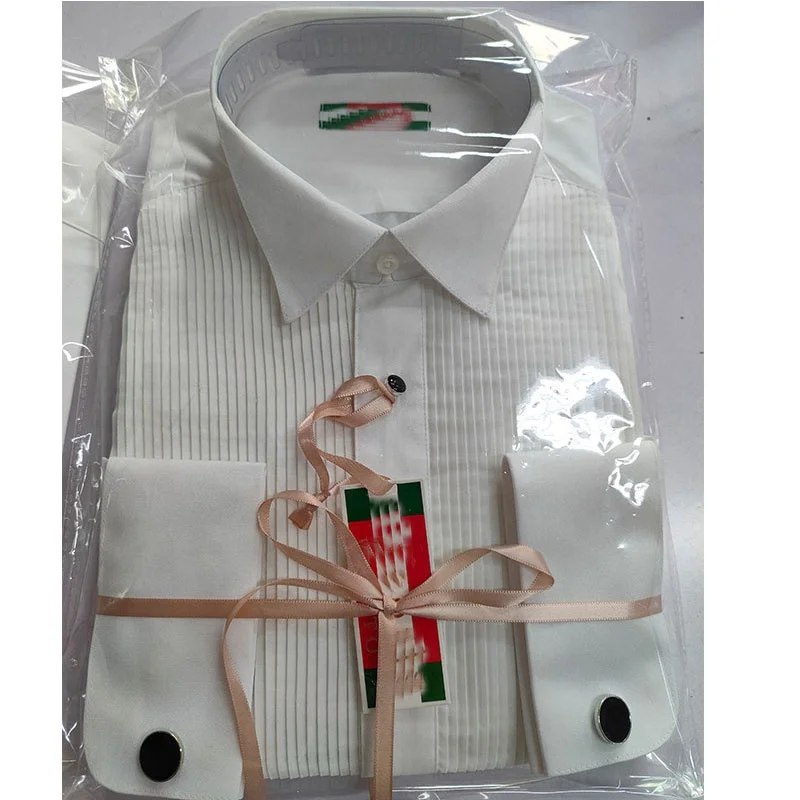Custom processing production of formal shirts for cocktail parties and business meetings