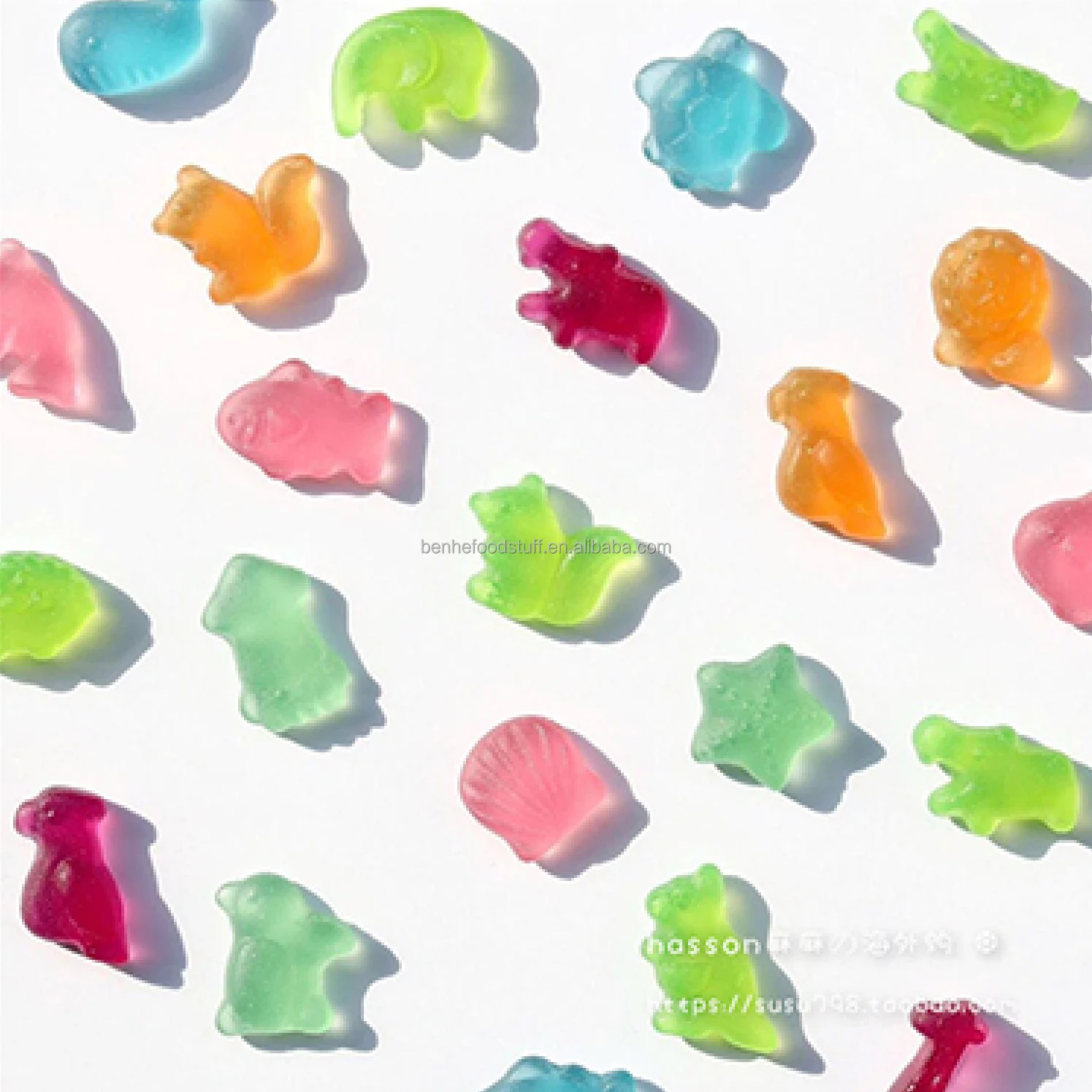 Wholesale Custom Private Label Sweet Variety Shapes Sour Flavor Bulk Gummy Candy