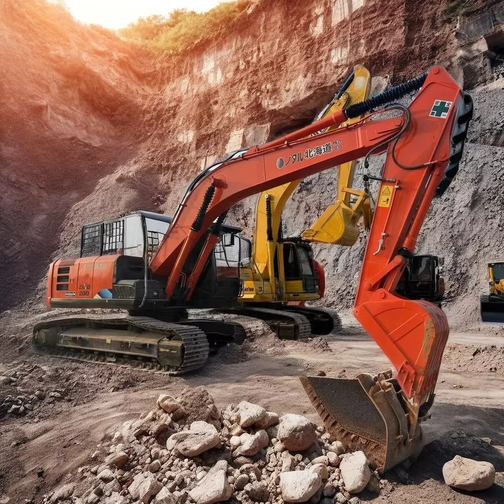 mini cheap Excavator Used Hitachi 200 Excavator