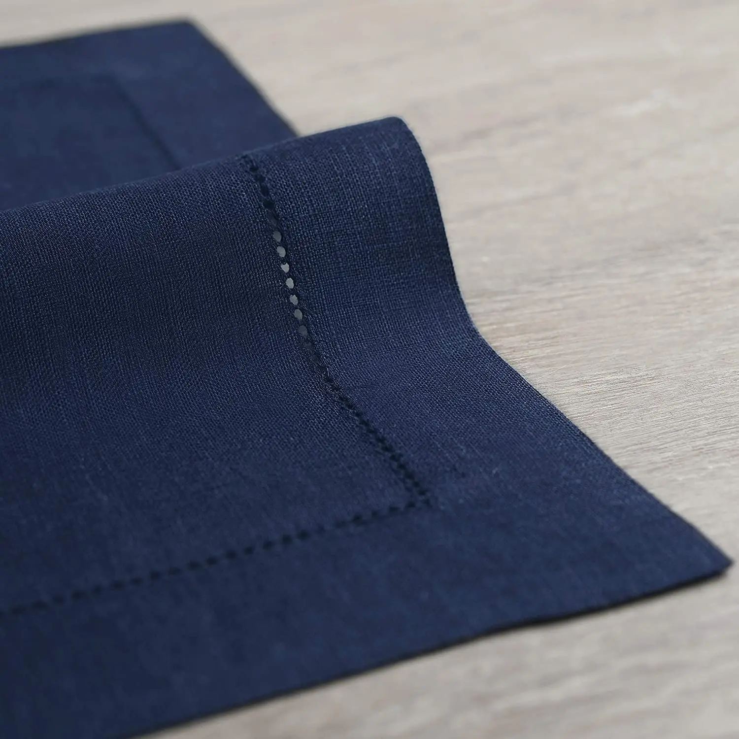 Столовые Салфетки из 100% чистого льна Hemstitch Европейский лен натуральная ткань машинная стирка