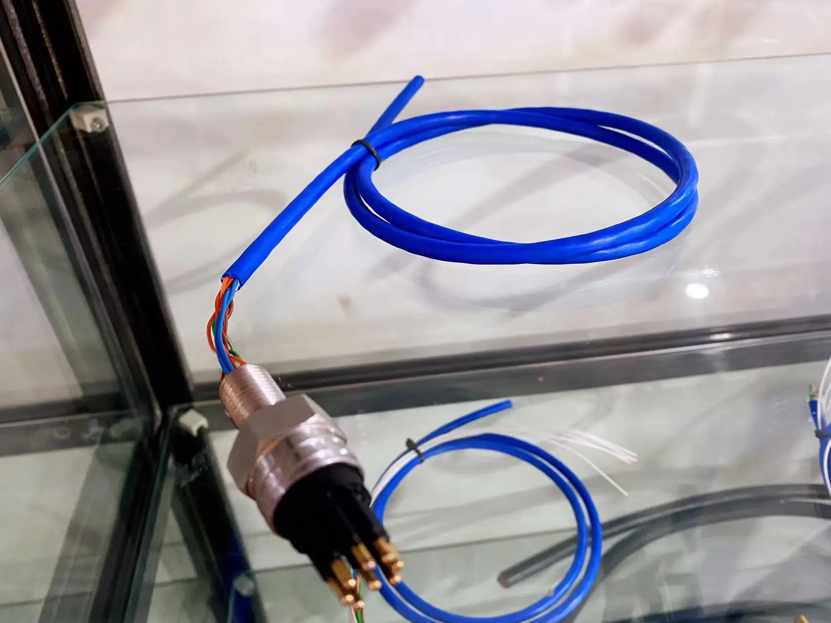 subconn underwater female and male ethernet circular 8 contacts wet pluggable connector electrical