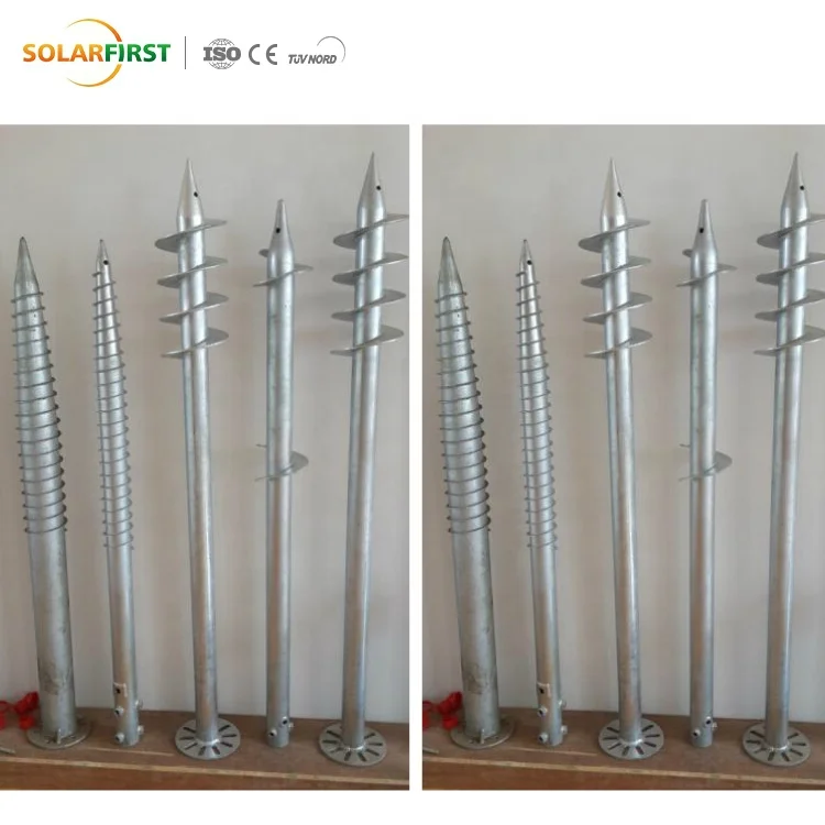 Mounting Pile Foundation Krinner Solar Accessory Spiral Greenhouse Ground Screw Pole Anchor