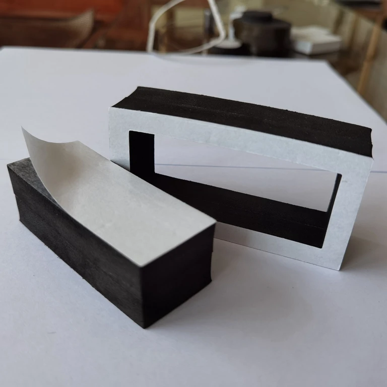 Custom Die Cutting Self-Adhesive flame retardant EVA Foam Gasket EPDM spacer LED light Seals