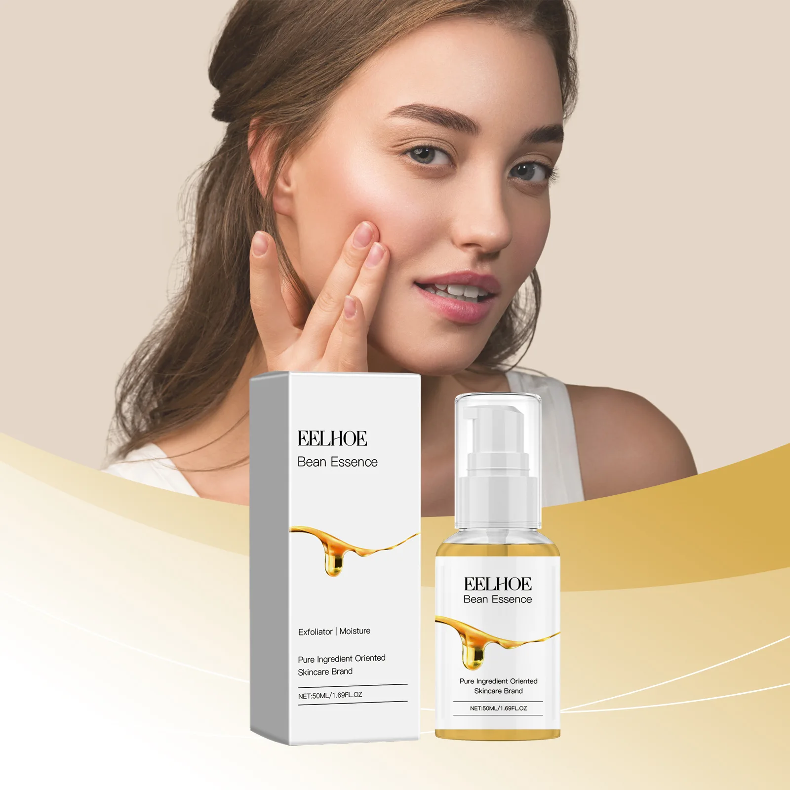 OEM Bean Serum For Remove Old Dead Skin Cells,Improve Skin Texture And Make the skin softer