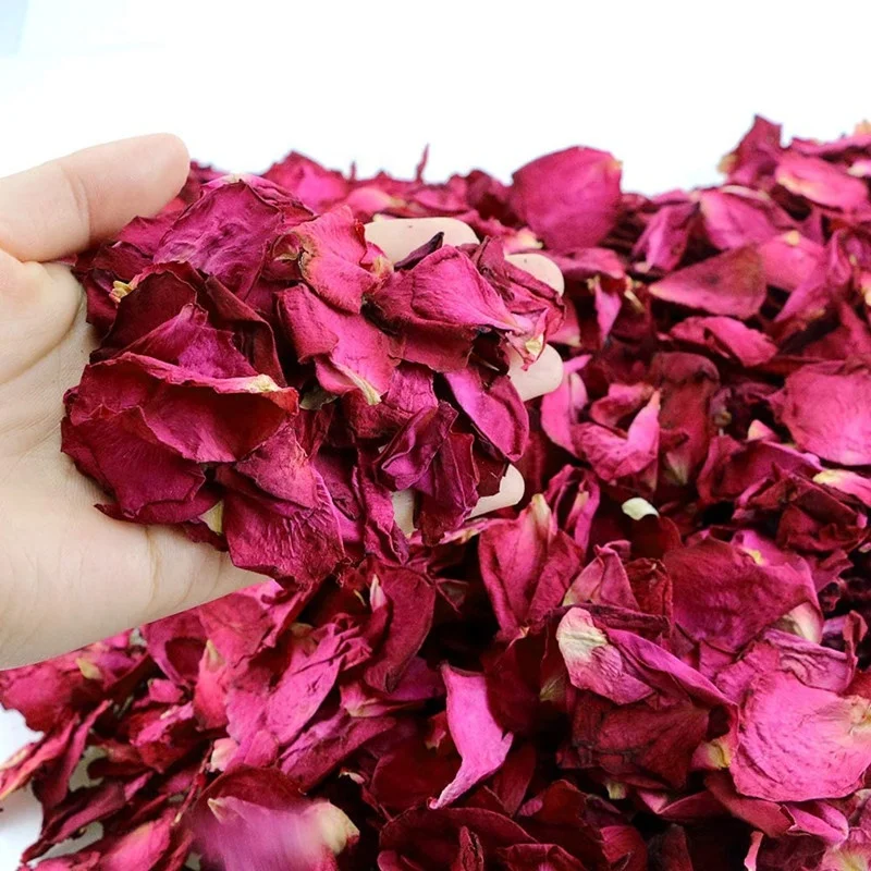 Wholesale price freeze dried 100% natural rose petals from China