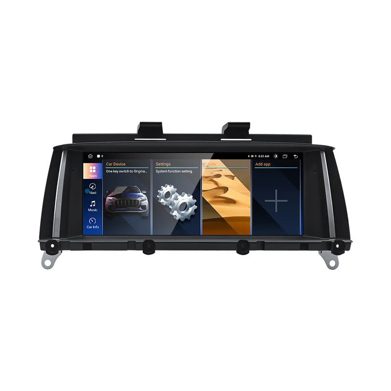 New ID8 8.8inch Wireless CarPlay AUTO Android Car Multimedia System For BMW F25 F26  Head Unit Radio Bluetooth Car Video Players