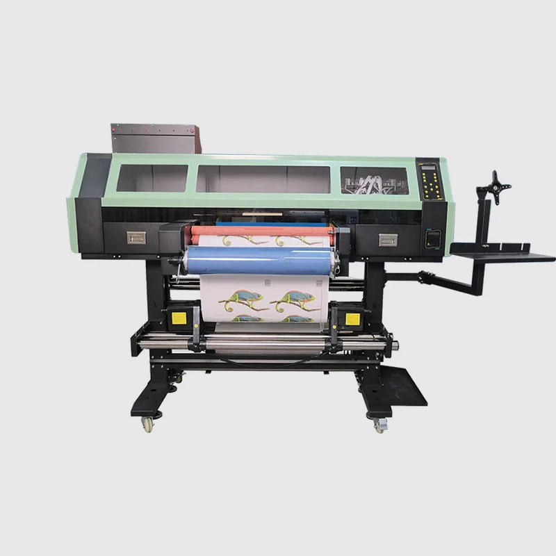 Low price dtf uv printer 60cm product golden supplier uv dtf printer 60cm i3200 with laminator all in one i3200 uv dtf printer