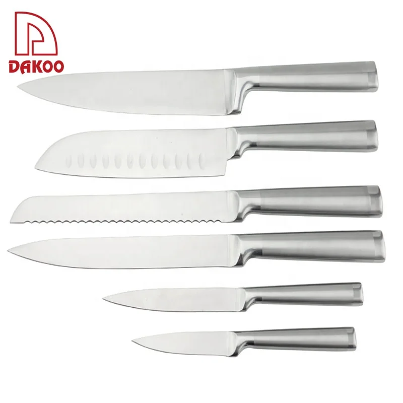 6 шт. набор кухонных ножей из нержавеющей стали