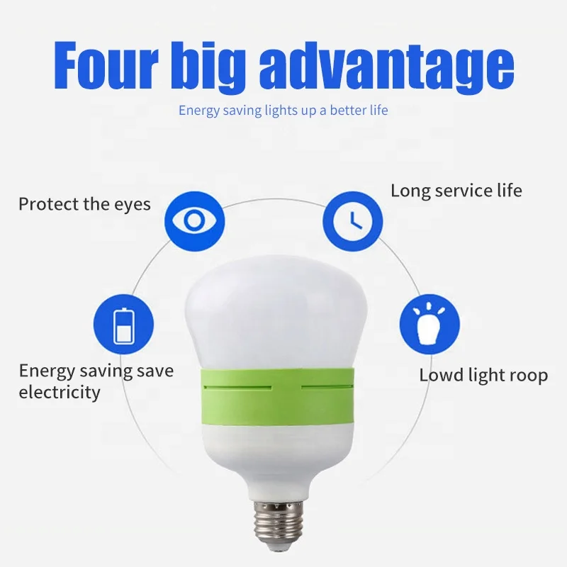 5w Led Gourd Bulb Lamp Constant Current Led Bulb Factory 6500k E27 B22 T Series Led Bulb Charging Emergency Light