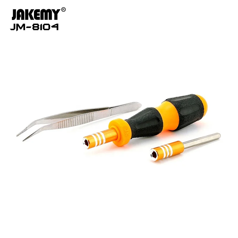 JAKEMY 8104  repair toolkit for iphone DIY Repair Tool Kit telephone repair kit tools for pc and phones