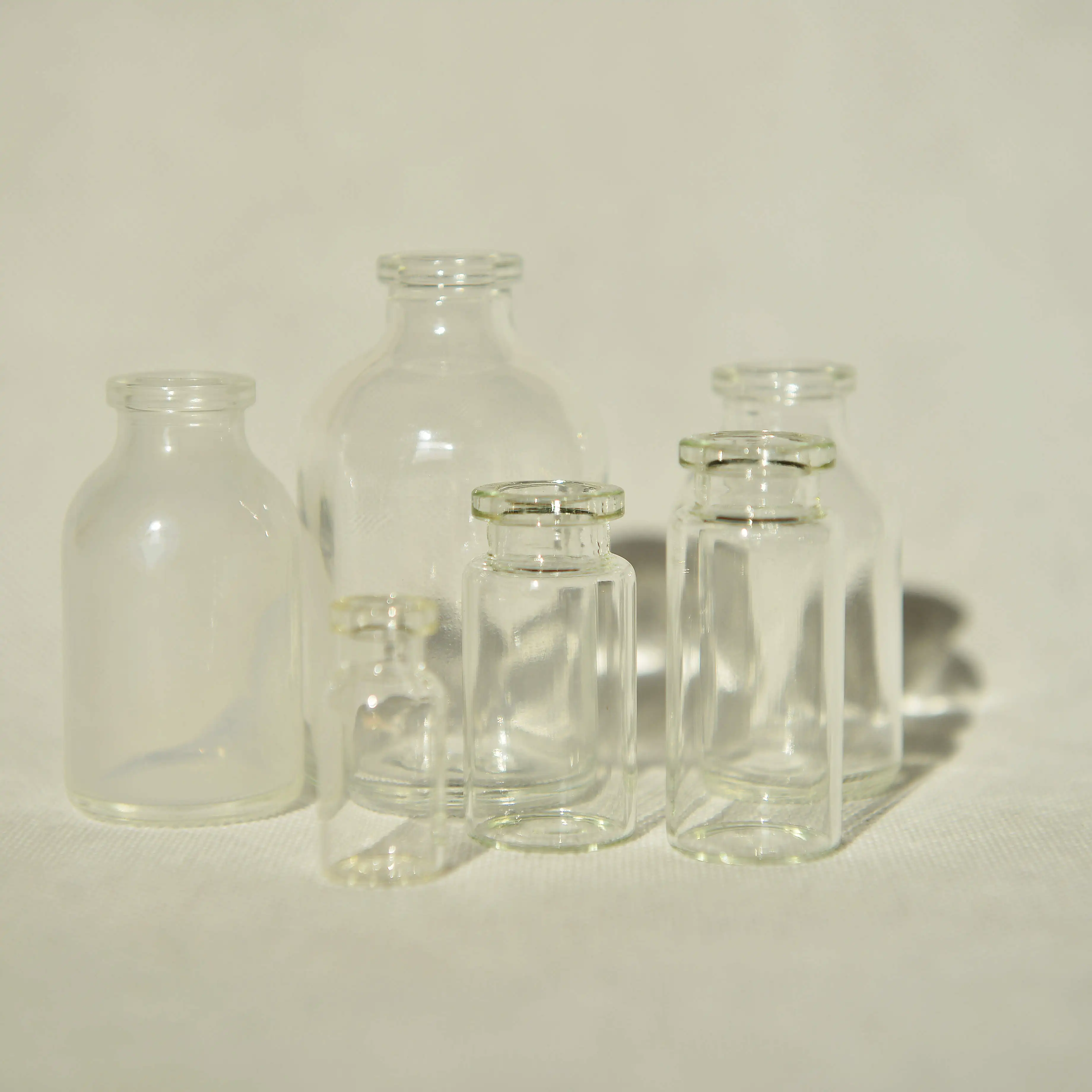 10ml Pharmaceutical Package Tubular Clear and Amber Empty Glass Vial
