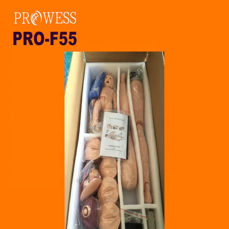 PRO-F55 Medical Science Delivery and Maternal and Neonatal Emergency Simulator for Medical Teaching control heating patch