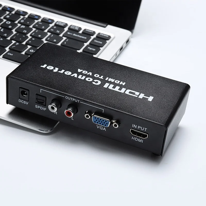 Video HDMI to VGA Converter 3D  1920*1080P 60Hz HDMI to VGA Switcher
