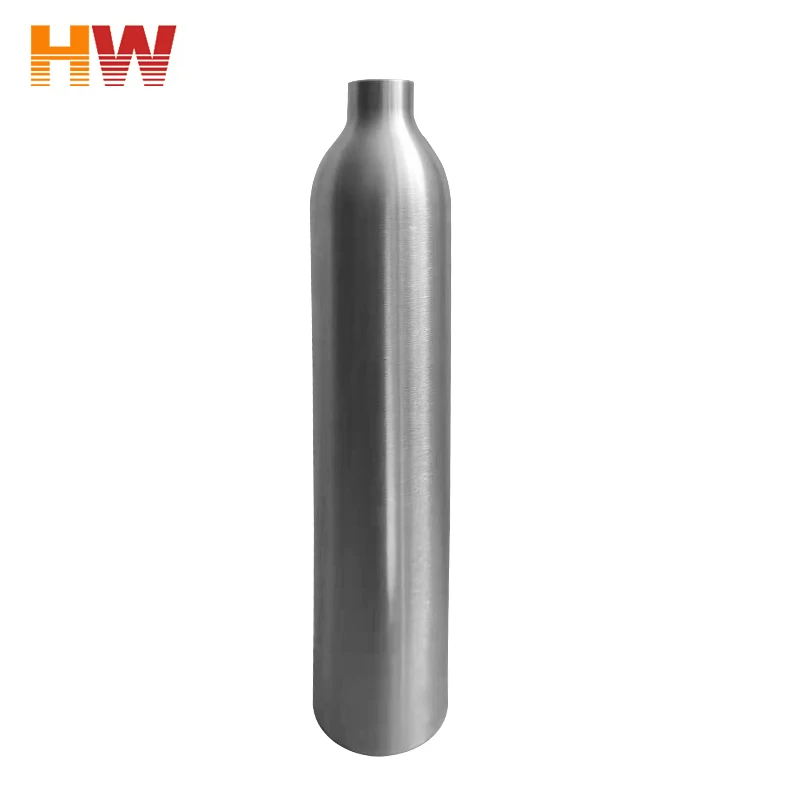 Газовый баллон Hw Co2 для газировки, алюминиевая бутылка для напитков л Co2, баллон для газировки с сертификатом