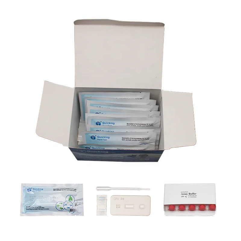 veterinary hospital Diagnostic dog disease test canine parvovirus CPV ag antigen rapid test kit