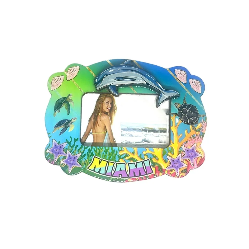 Магнитная фоторамка MDF Miami Beach на заказ магнит холодильник 2x3 '