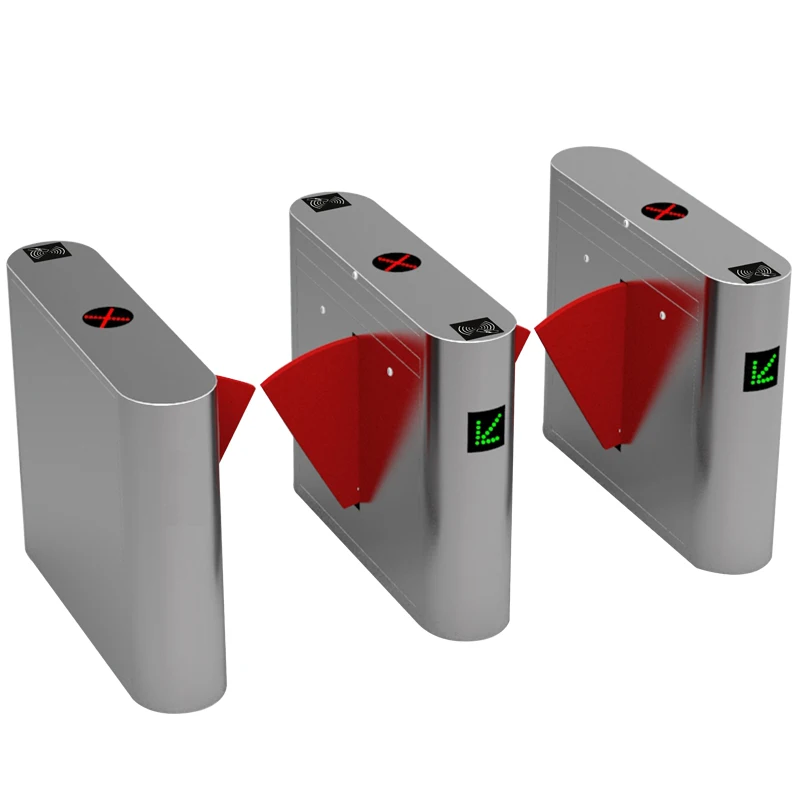  Smart Single Or Bi-directional Optional Road GateFlap Barrier