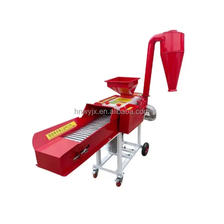 WEIYAN NEW ARRIVAL Animal Feed Processing Machine Straw Silage Mini Chaff Cutter Combined Grain Grass Vegetables Crusher