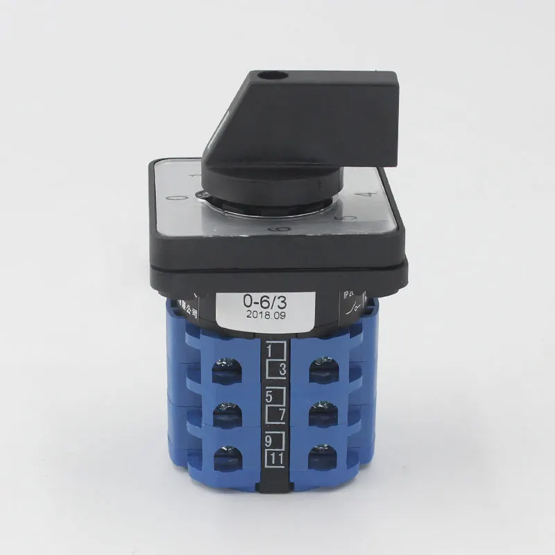 LW series direct sales LW26-20 1-0-2 1/2/3/4P DIN-rail switch ON-OFF-ON two way switch isolator switch