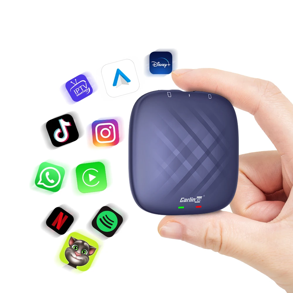 Universal Sans Fil Tbox Plus 4 64Gb Ai Tv Youtub Box Dongle Wireless Appl Stereo Car Android Box 13.0 Carlinkit Carplay