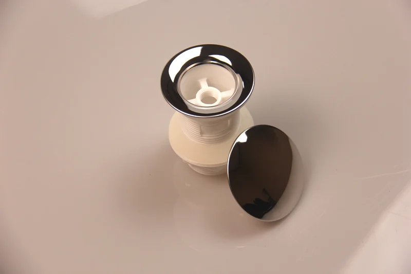 Bath Waste Click Clack Wash Basin Sink Drain Plug Hair Catcher Sink Drain Strainer Without Overflow