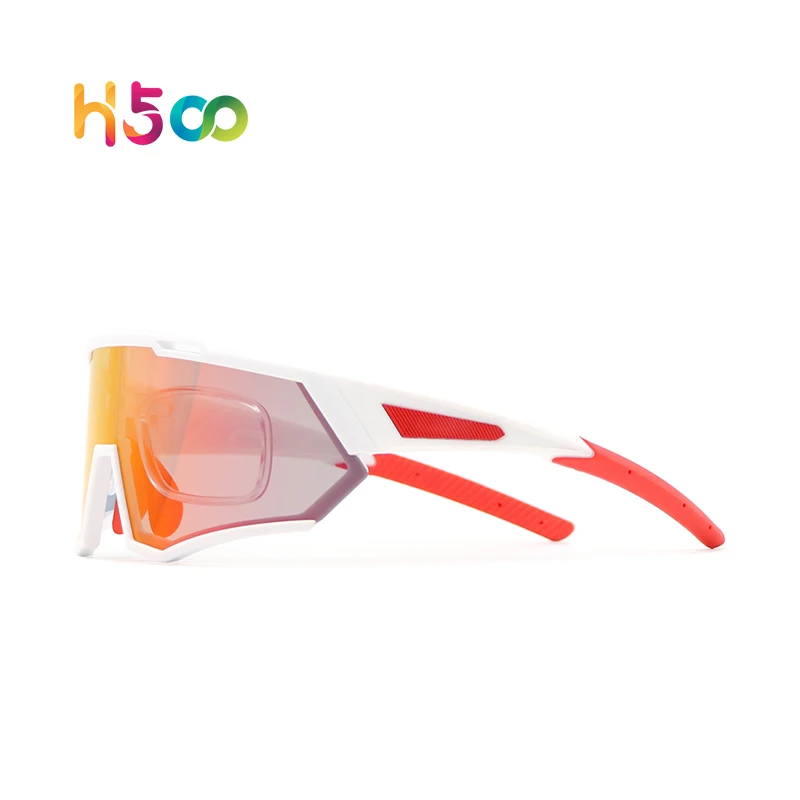 Suitable new design outdoor anti uv polarized lens running cycling glasses sport sunglasses sport glasses