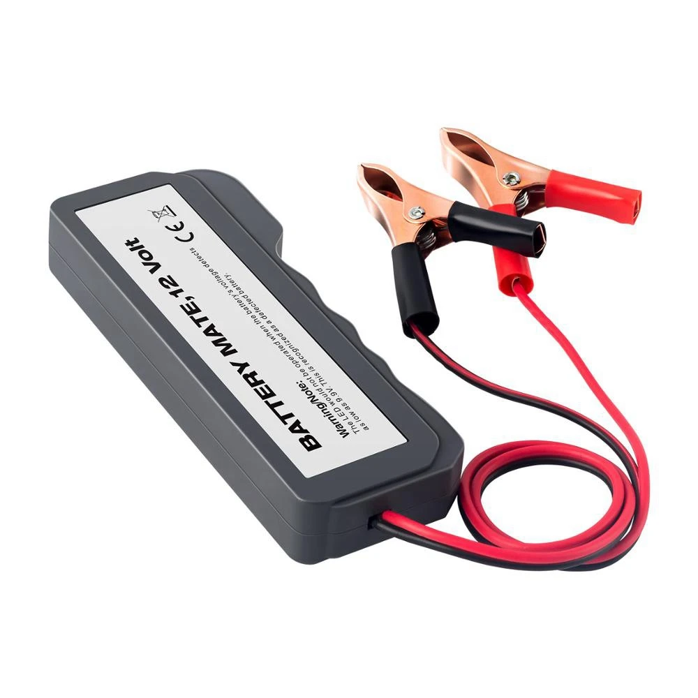 12V Car Battery Tester Digital Alternator Tester 6 Led Lights Display Automotive Diagnostic Tool Auto Load Analyzer