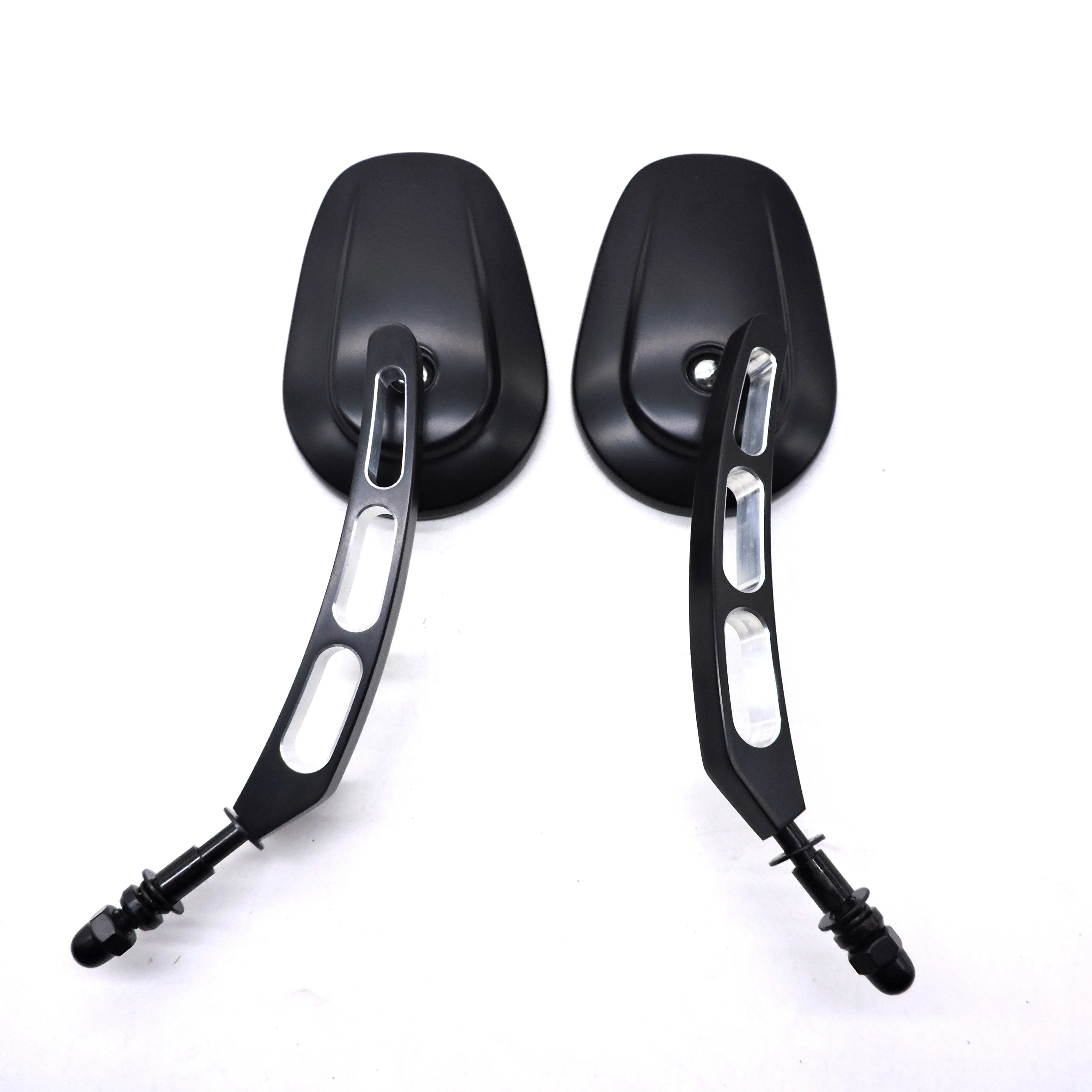 REALZION Motorcycle Iron Rear View Mirrors For Harley XL 1200L XL 883 XL 883L Sportster