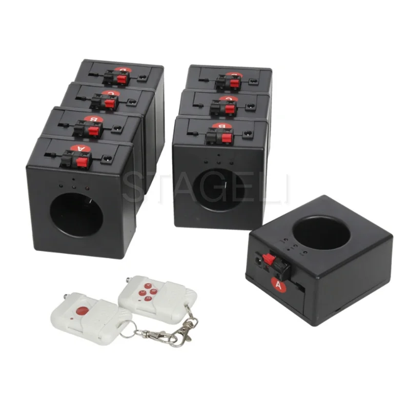 4pcs Handheld Receiver Cold Fountain Stage Firing System for Indoor Christmas Fireworks Events