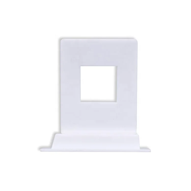 Displays Accessories Exhibition Cardboard Shelf ABS Connector White Plastic Corrugated Shelf