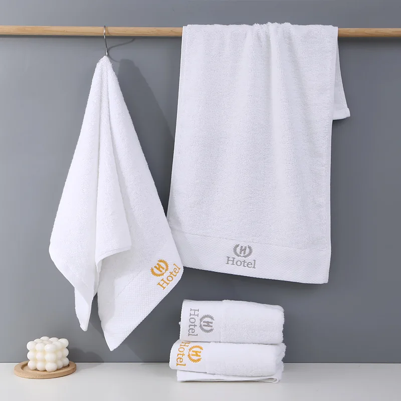 Premium Hand Face Bath Towel Cotton Ultra Soft and Highly Absorbent Towels for Bathroom, Gym, Shower, Hotel, and Spa (White)
